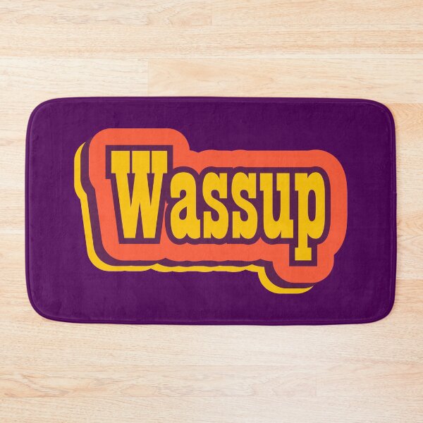Item preview, Wassup Retro Typography, Vintage Slang Word designed and sold by ArtNoveltee.