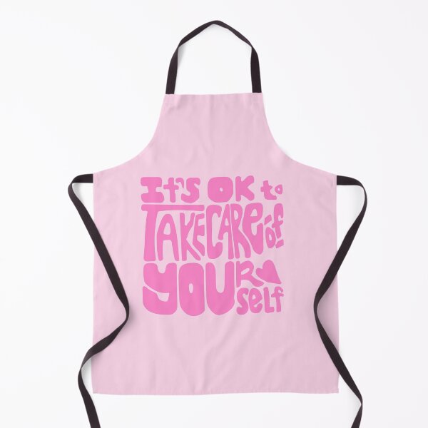Item preview, it’s ok to take care of yourself pink retro block lettering self care designed and sold by wordznart.
