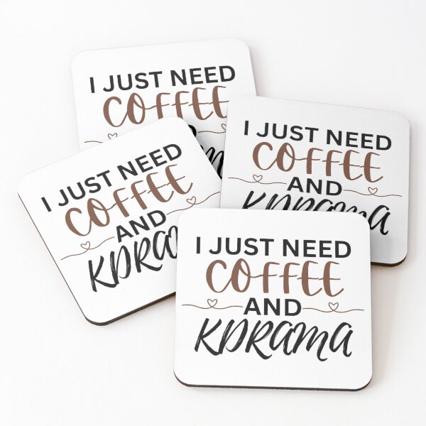 Item preview, I Just Need Coffee and Kdrama designed and sold by Hyunnibear.