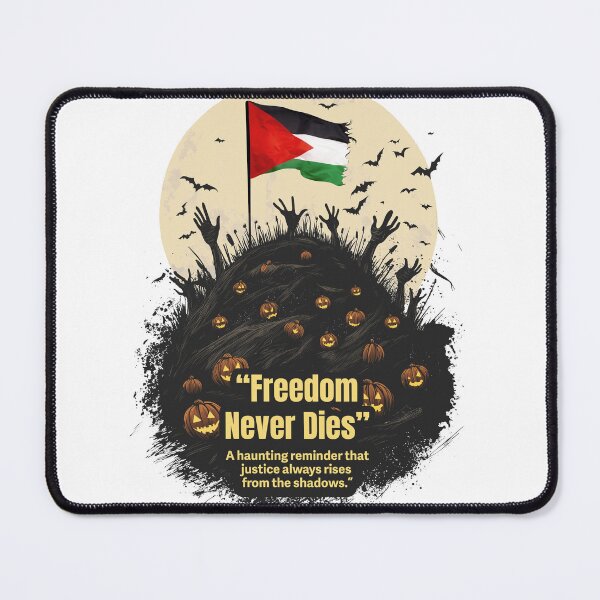 Item preview, Freedom Never Dies – A haunting reminder that justice always rises from the shadows. designed and sold by Ahmed Behiry.