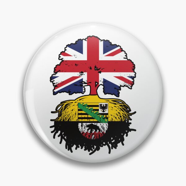 Item preview, Saxony-Anhalt Saxon British UK Great Britain United Kingdom Tree Roots Flag designed and sold by FlagX.