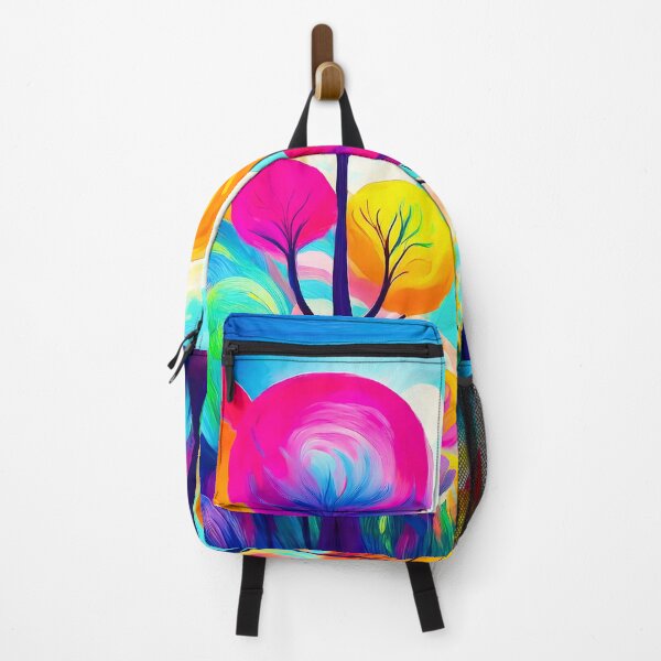 Item preview, A vibrant, abstract forest scene Design. designed and sold by HEMRO.