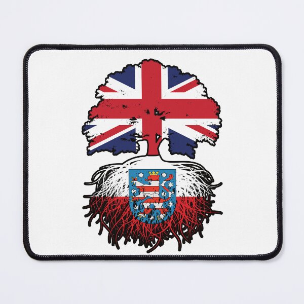 Item preview, Thuringia Thuringian British UK Great Britain United Kingdom Tree Roots Flag designed and sold by FlagX.