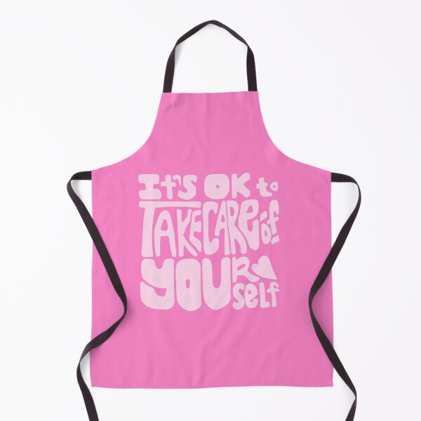 Item preview, it’s ok to take care of yourself pastel pink retro block lettering self care designed and sold by wordznart.