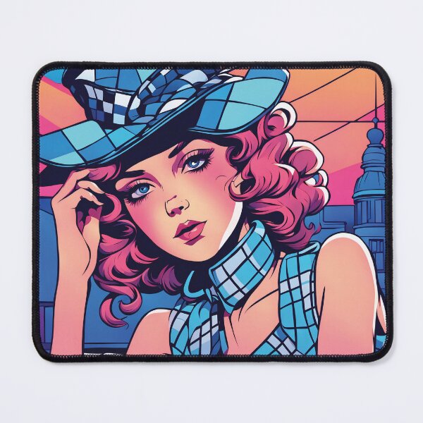 Item preview, Retro Lady 007 - 1880's Wild West Lady - 80's Comic designed and sold by QuarterMoon.