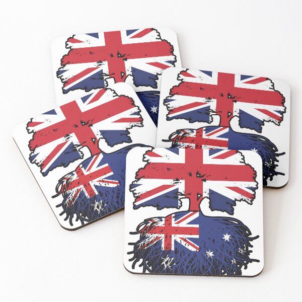 Item preview, Australia Australian British UK Tree Roots Flag designed and sold by FlagX.
