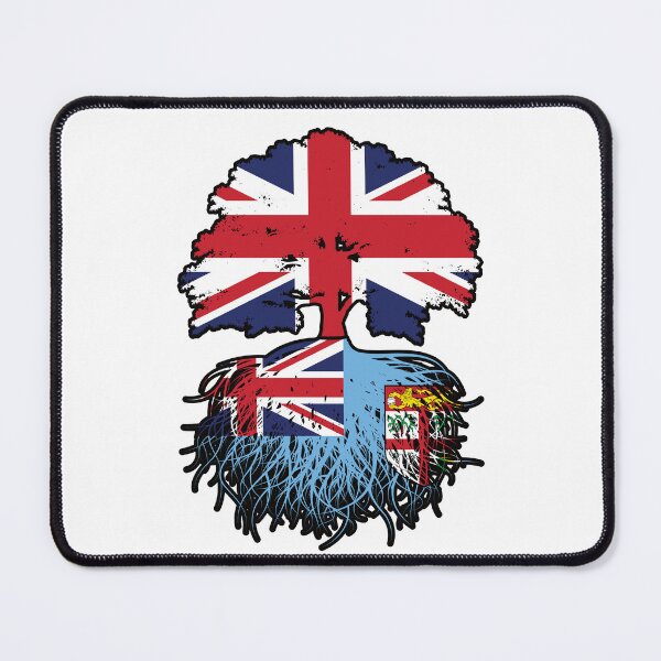 Item preview, Fiji Fijian British UK Tree Roots Flag designed and sold by FlagX.