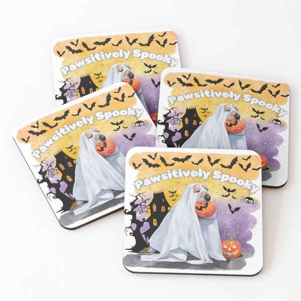 Item preview, Pawsitively Spooky Halloween Dog Ghost Design designed and sold by gleefulme.