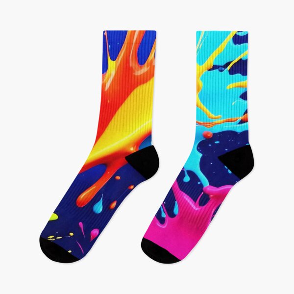 Item preview, Explosive Neon Colors in Abstract Art designed and sold by Health And Fitness Posts e-Store.