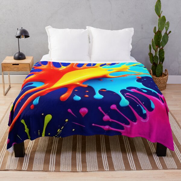 Item preview, Explosive Neon Colors in Abstract Art designed and sold by Health And Fitness Posts e-Store.