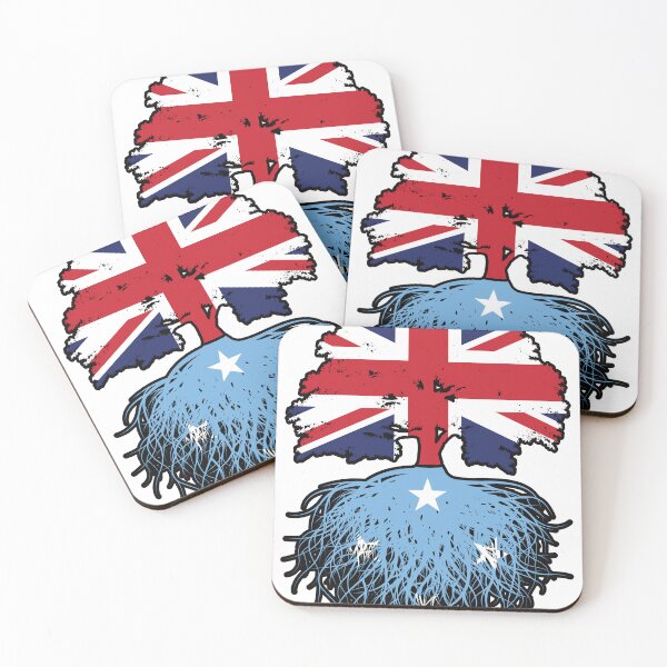 Item preview, Micronesia Micronesian British UK Tree Roots Flag designed and sold by FlagX.
