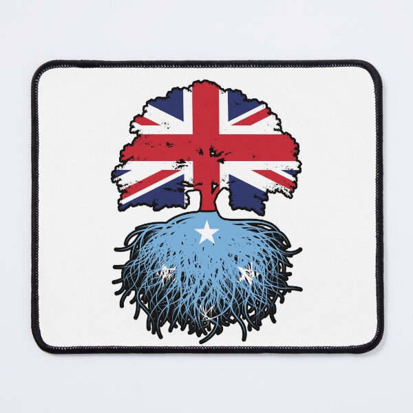 Item preview, Micronesia Micronesian British UK Tree Roots Flag designed and sold by FlagX.