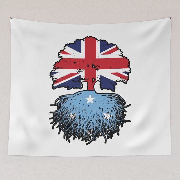 Item preview, Micronesia Micronesian British UK Tree Roots Flag designed and sold by FlagX.