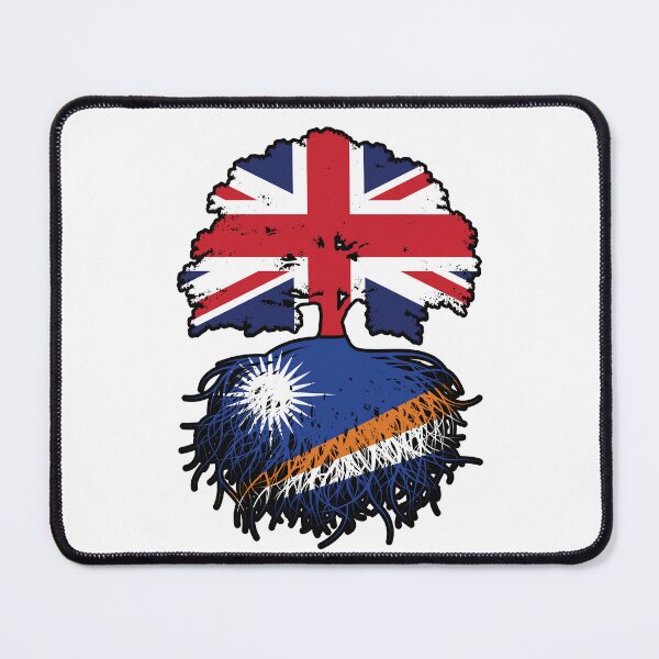 Item preview, Marshall Islands Marshallese British UK Tree Roots Flag designed and sold by FlagX.