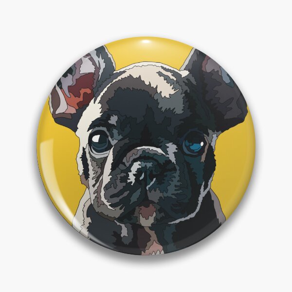 Artikelvorschau, Schwarzer Frenchie-Welpe entworfen und verkauft von Just-Arts-4U.