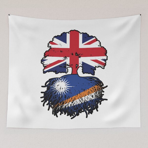 Aperçu de l'œuvre Drapeau des racines des arbres des îles Marshall, ... créée et vendue par FlagX.