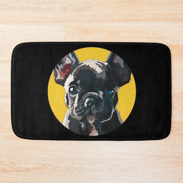 Item preview, Black Frenchie Puppy designed and sold by Just-Arts-4U.