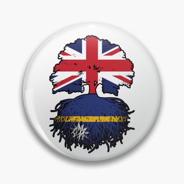 Item preview, Nauru Nauruan British UK Tree Roots Flag designed and sold by FlagX.