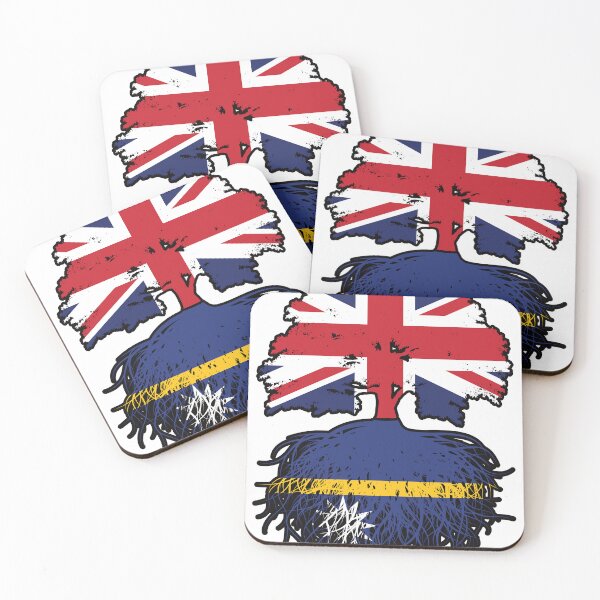 Item preview, Nauru Nauruan British UK Tree Roots Flag designed and sold by FlagX.