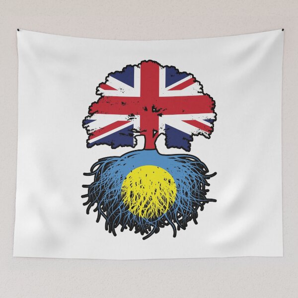 Item preview, Palau Palauan British UK Tree Roots Flag designed and sold by FlagX.
