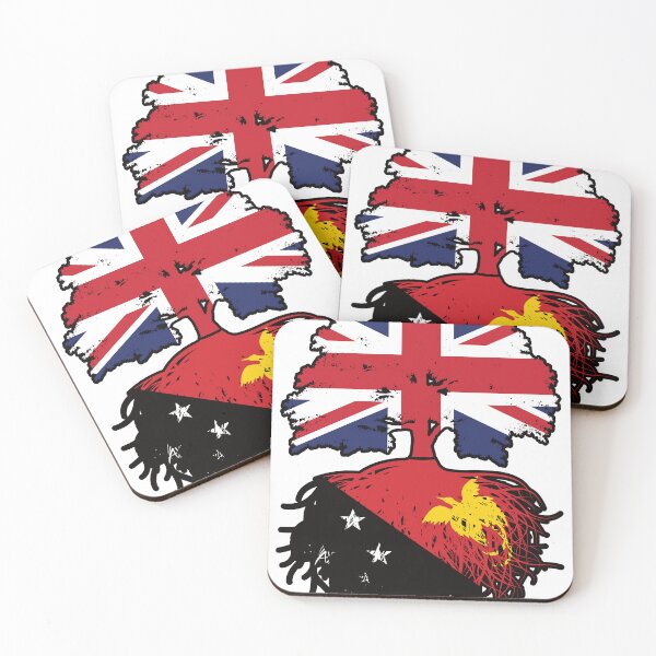 Item preview, Papua New Guinea Papuan British UK Tree Roots Flag designed and sold by FlagX.