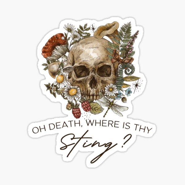 Item preview, Oh, Death!  Where is they sting? designed and sold by Canterbury Episcopal Campus Ministry at Texas Tech University .