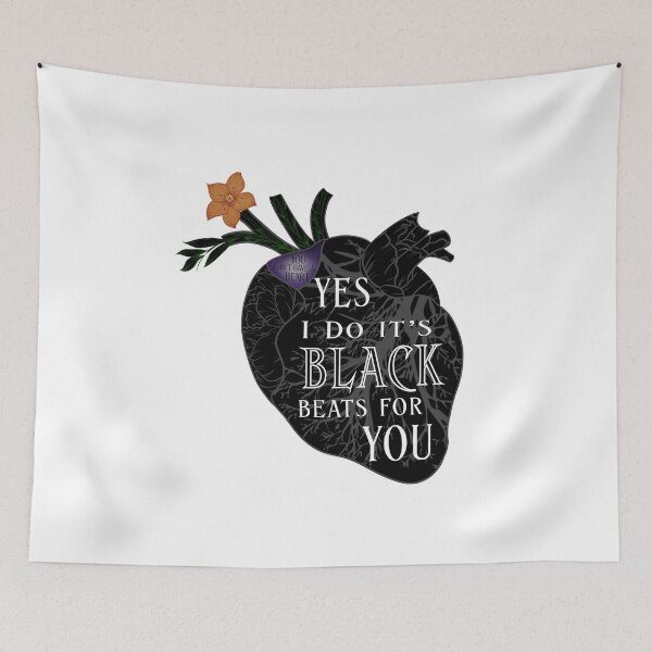 Item preview, Rio’s Black Heart designed and sold by HazeBeanDesigns.