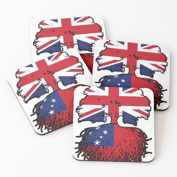 Item preview, Samoa Samoan British UK Tree Roots Flag designed and sold by FlagX.
