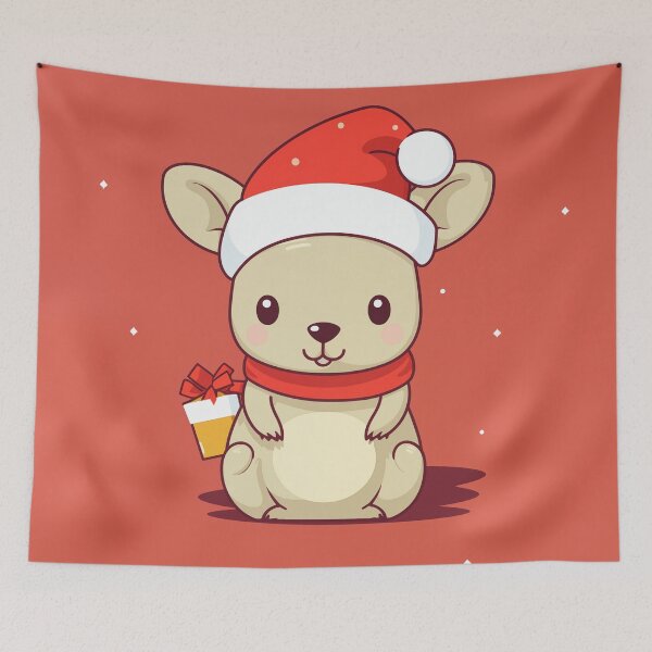 Item preview, Cute Christmas Kangaroo designed and sold by Rtymer.