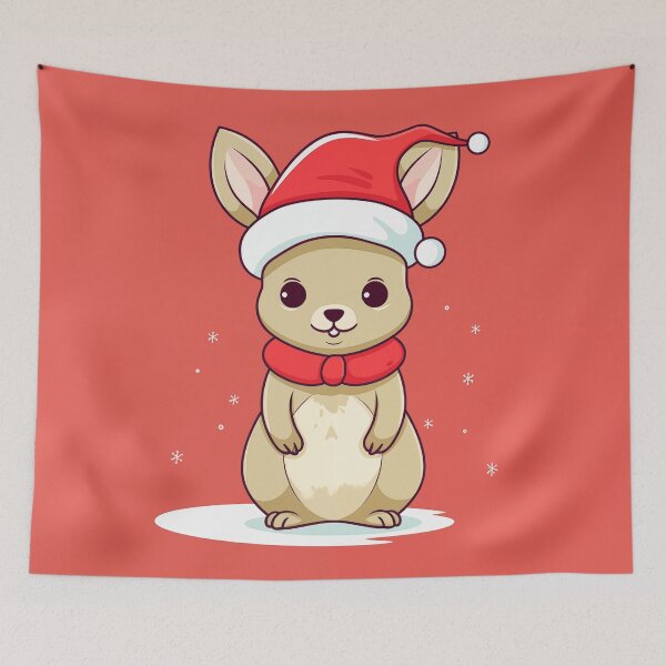Item preview, Cute Christmas Kangaroo designed and sold by Rtymer.