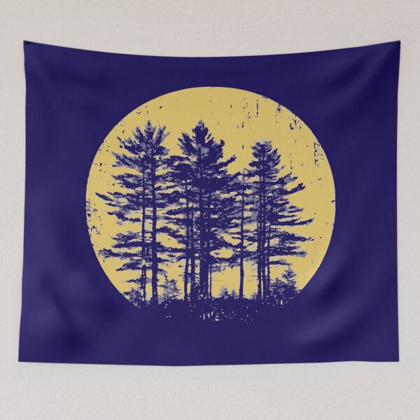 Item preview, Pine Trees at Sunset designed and sold by vfxbear.