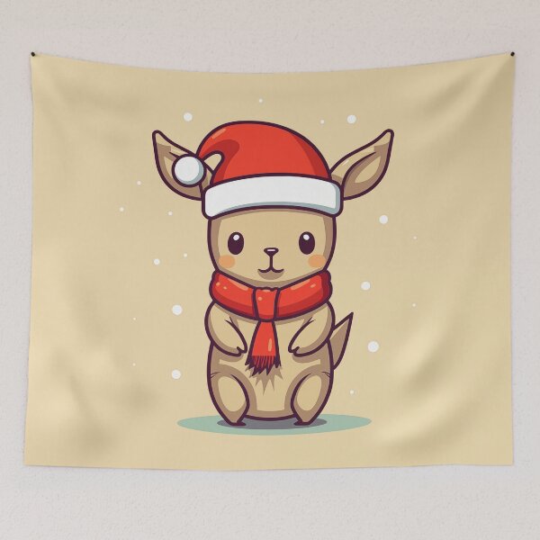 Item preview, Cute Christmas Kangaroo designed and sold by Rtymer.