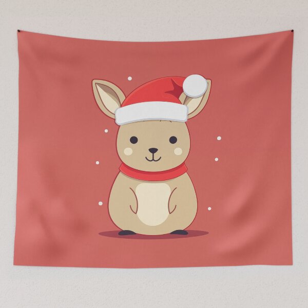 Item preview, Cute Christmas Kangaroo designed and sold by Rtymer.