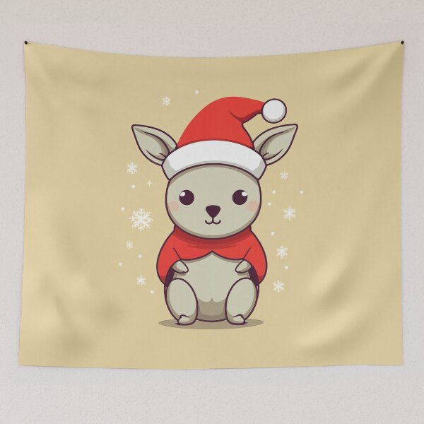 Item preview, Cute Christmas Kangaroo designed and sold by Rtymer.