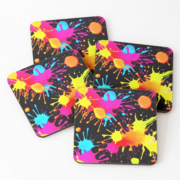 Item preview, Vivid Neon Abstract Art in Motion designed and sold by Health And Fitness Posts e-Store.