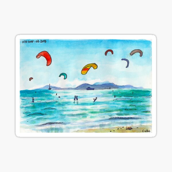 Aperçu de l'œuvre Kite surf créée et vendue par cwilliart.