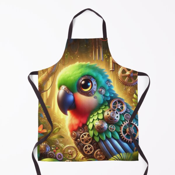 Item preview, Steampunk Eclectus Parrot designed and sold by Sillytoe.