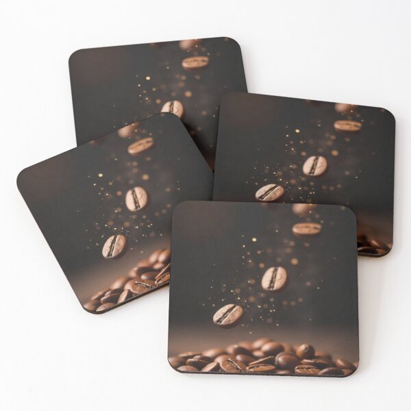 Item preview, Falling Coffee Beans Bliss designed and sold by PixelParinda.