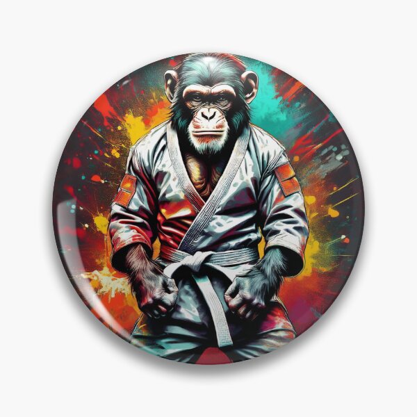 Item preview, Martial Arts Chimpanzee Karate King designed and sold by Boxing Kangaroo Retail Company.