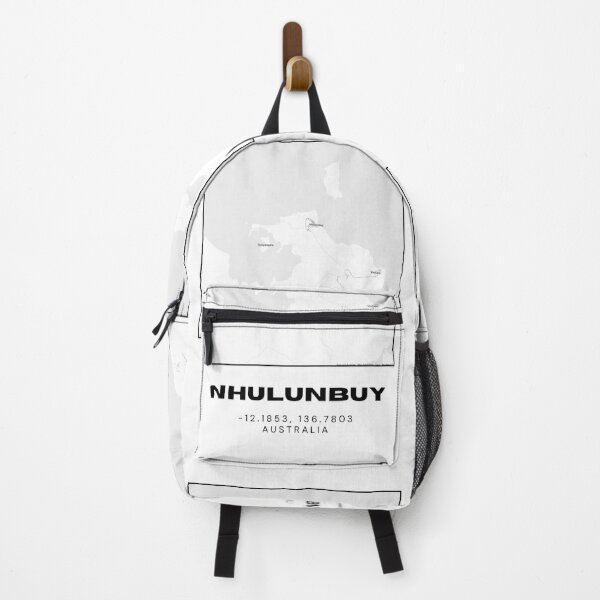 Item preview, Nhulunbuy Coordinates Map Print | Minimalist Black and White Art designed and sold by RM-Journey.