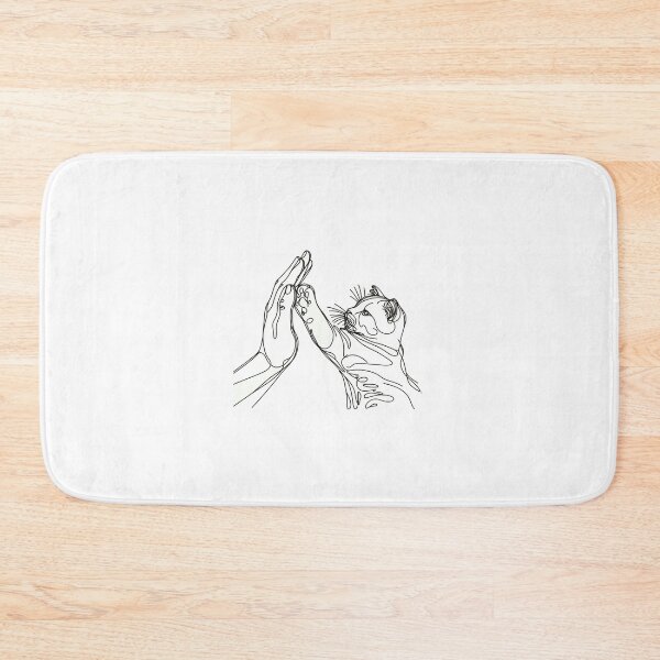 Item preview, Cute cat hi five a person designed and sold by Wingies.