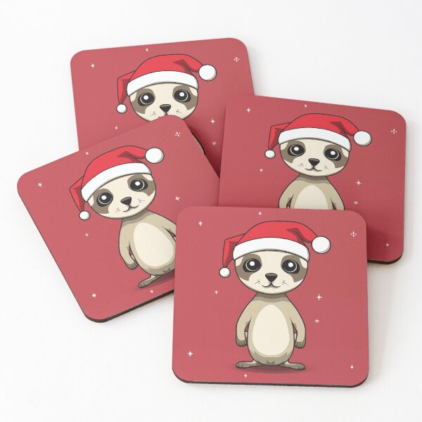 Item preview, Cute Christmas Meerkat designed and sold by Rtymer.