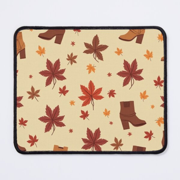 Item preview, Autumn Stroll: Cozy Boots & Falling Leaves designed and sold by CosyCush.
