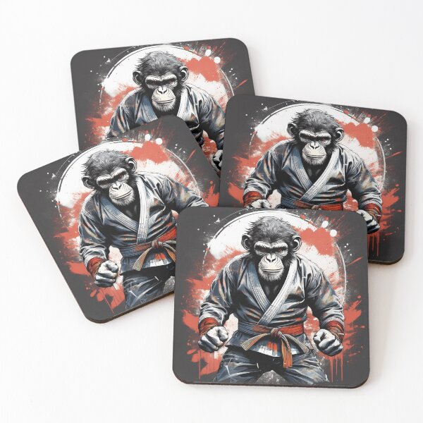 Item preview, Martial Arts Chimpanzee Karate King designed and sold by Boxing Kangaroo Retail Company.