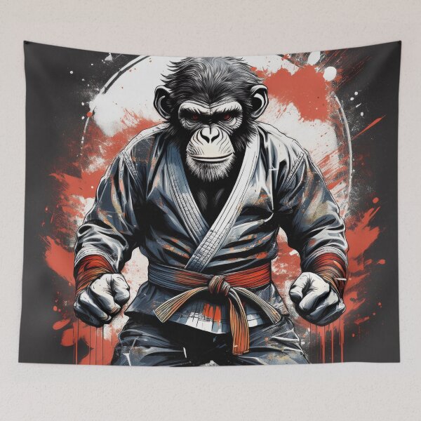 Item preview, Martial Arts Chimpanzee Karate King designed and sold by Boxing Kangaroo Retail Company.