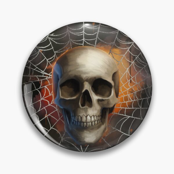Item preview, Skull In Web designed and sold by Shimmersnap.