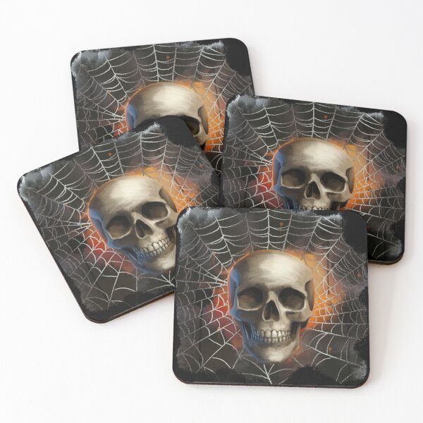 Item preview, Skull In Web designed and sold by Shimmersnap.