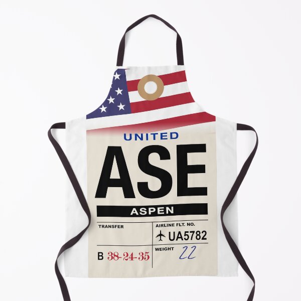 Item preview, Aspen (ASE) Colorado Airline Luggage Tag designed and sold by travelwitheric.
