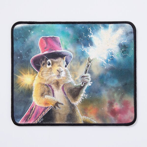 Item preview, Magic Squirrel Casting Lightning designed and sold by MarieLeRiz-Art.