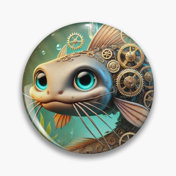 Item preview, Steampunk Eel catfish designed and sold by Sillytoe.